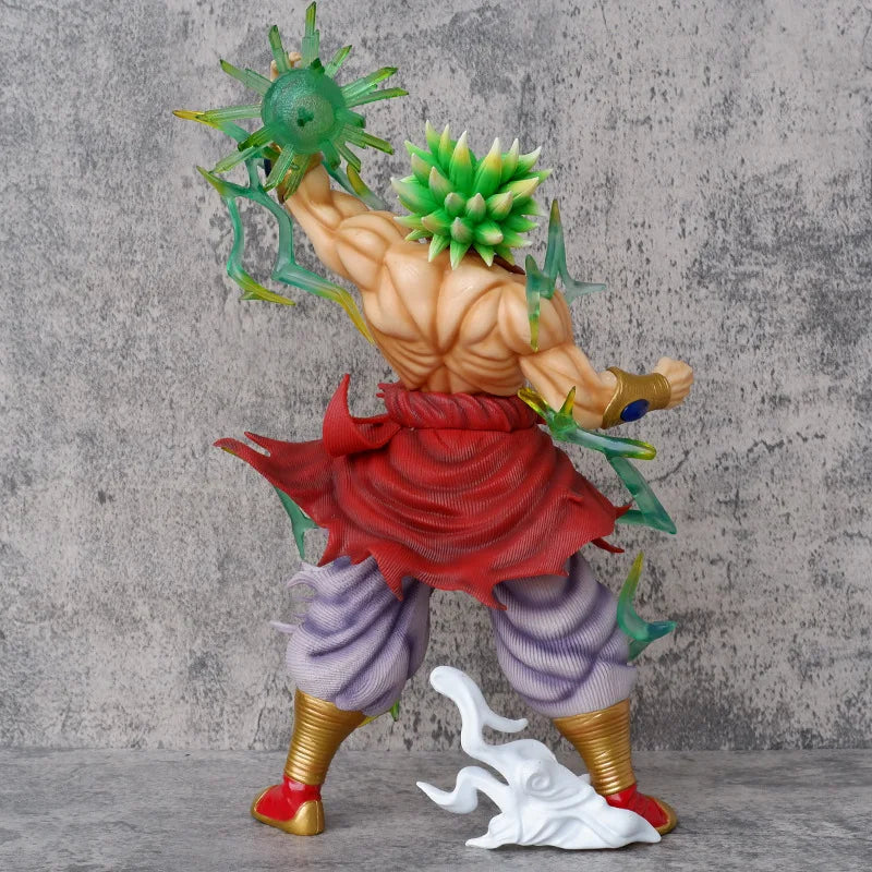 41cm Anime Dragon Ball Z Super Saiyan Broli PVC Action Figure Broly Battle Statue Collectible Ornament Model Kids Toys Doll Gift
