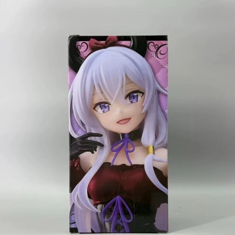 In Stock Taito Original Genuine Anime Coreful Figure Majo No Tabitabi Elaina Little Devil Ver Renewal 18cm Model Toys Xmas Gift