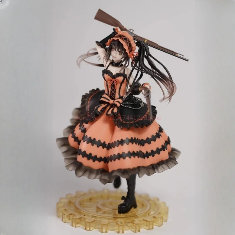 In Stock Original 21 Cm Date A Live Tokisaki Kurumi Zafkiel Anime Figure Collection Figurines Desktop Decoration Toys Gifts