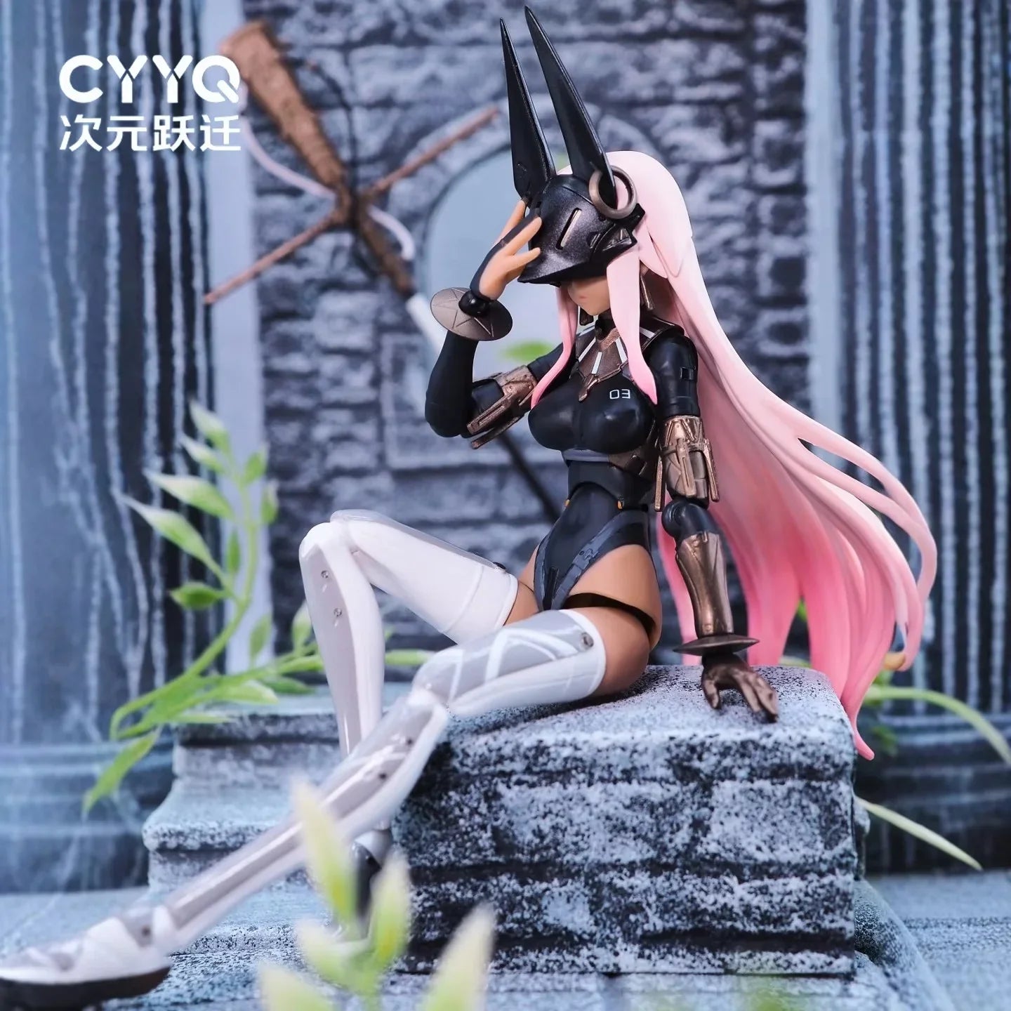 Articulated Bishoujo Anubis 579 Action Figure Egyptian Mythology God Model for PC Case Desktop Display Anime Collectible