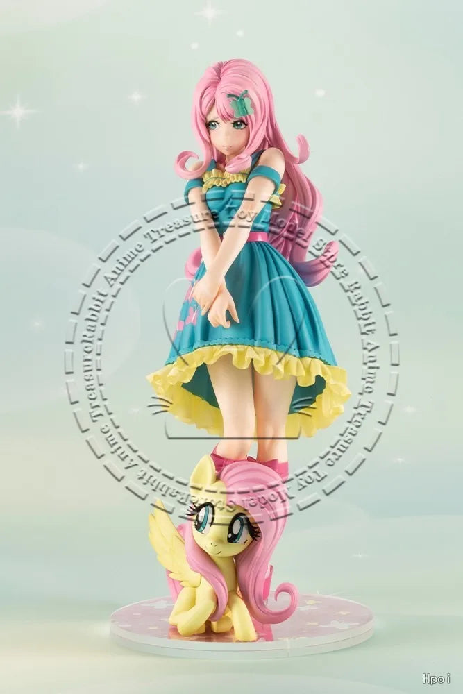 In Stock Original Genuine Kotobukiya Bishoujo Series MY LITTLE PONY Fluttershy Scale Figure Collectible Anime Statue