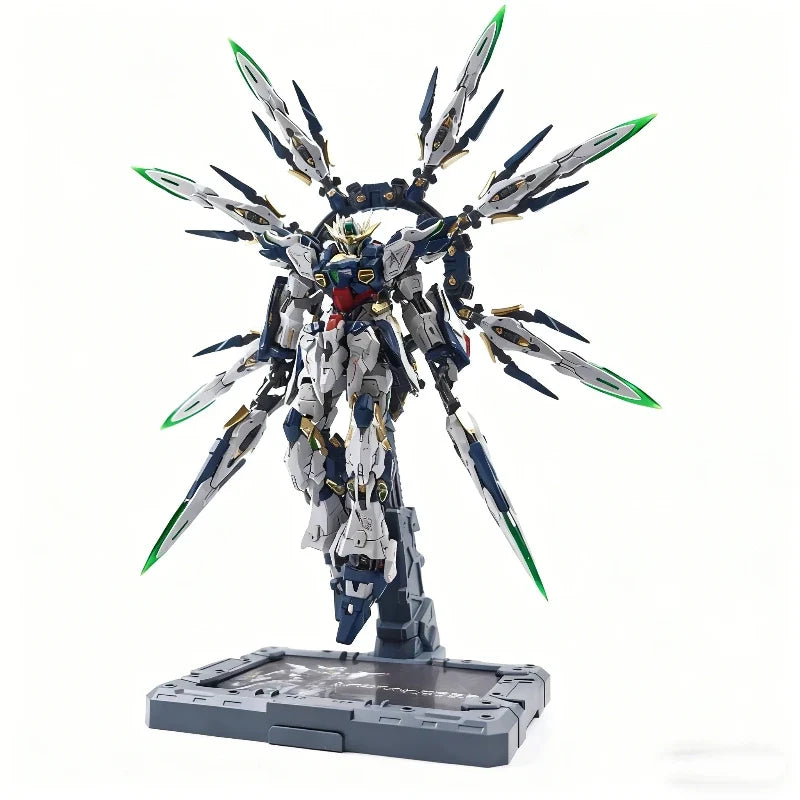 Vientiane Fusion 1/100 Apocalypse Mecha Model Kit Assembly Toy Action Figures Alloy Skeleton With Stand Desktop Decor Boy Gift