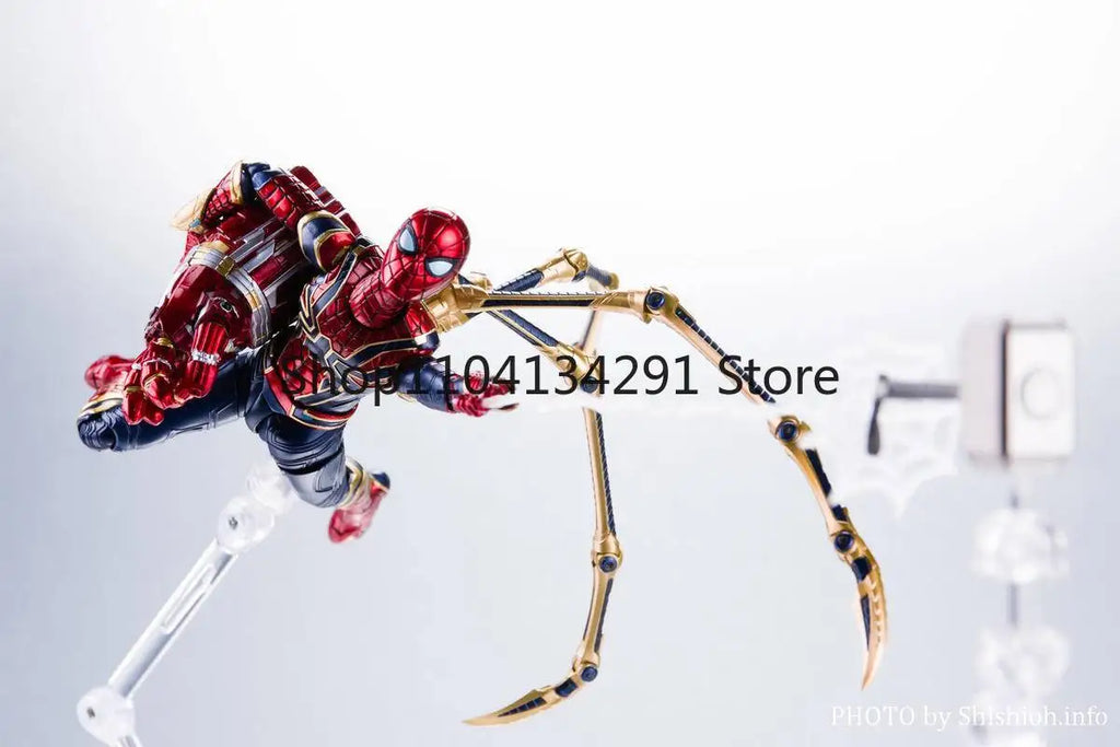 Origina Bandai Avengers：Endgame Spider-Man Iron-Man Captain America S.H.Figuarts Anime Action Figure Collection Figurine Gift