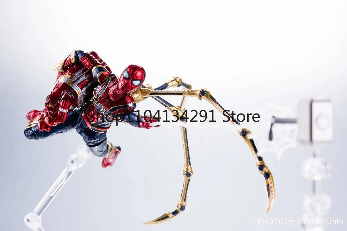 Origina Bandai Avengers：Endgame Spider-Man Iron-Man Captain America S.H.Figuarts Anime Action Figure Collection Figurine Gift