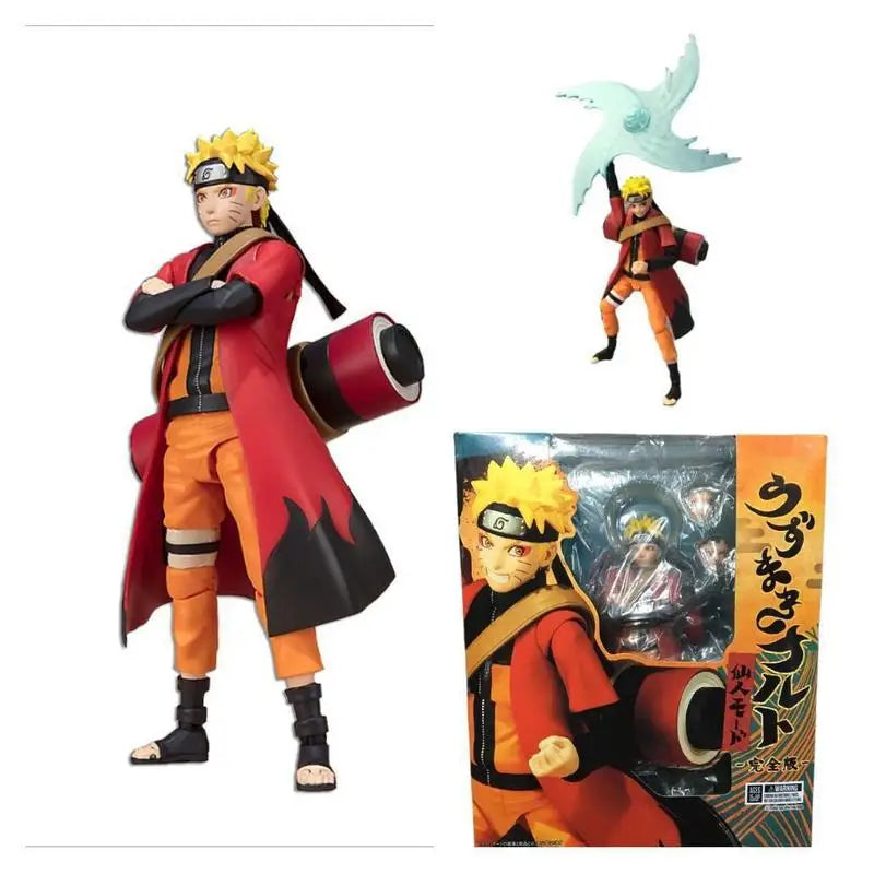 Anime Uzumaki Naruto Figure Shf Fairy Mode Cartoon Naruto Shippuden 14cm Action Figure Model Joint Movable Toys Birthday Gifts