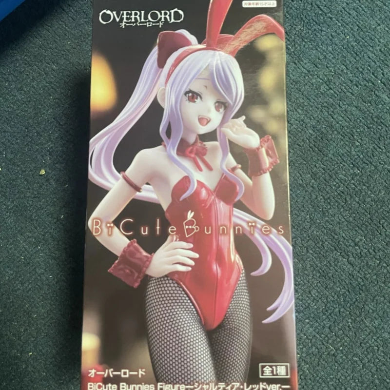 new FuRyu Bicute 26cm Bunnies Shalltear Bloodfallen Bunny Girl Overlord Origina Collectible Model Anime Figure Toy Birthday Gift