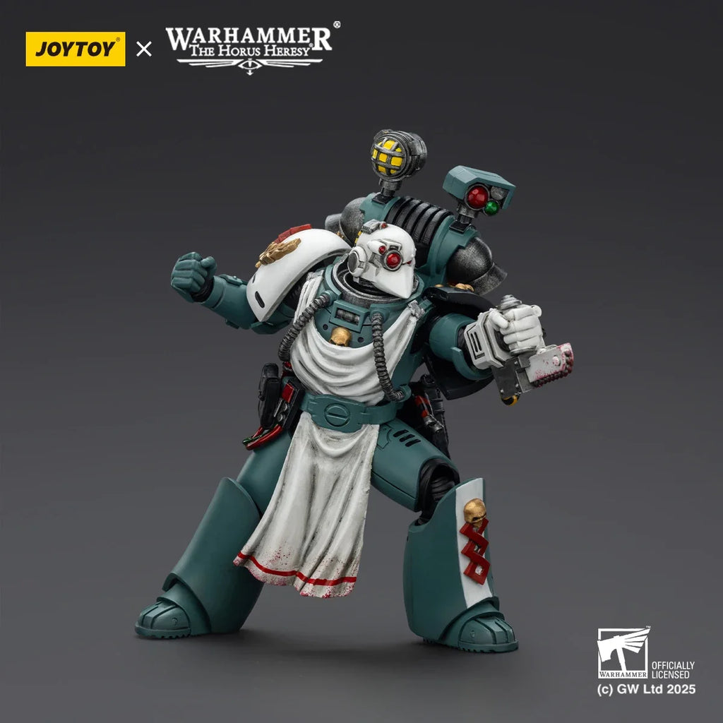 JOYTOY Warhammer The Horus Heresy 1/18 Sons of Horus Legion Champion Apothecary Figurine Soldier Action Figure Model Toys