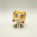 Demon Slayer Action Figure Kyoujurou Rengoku Anime Q Version Figure Model Ornaments Bulk Toys