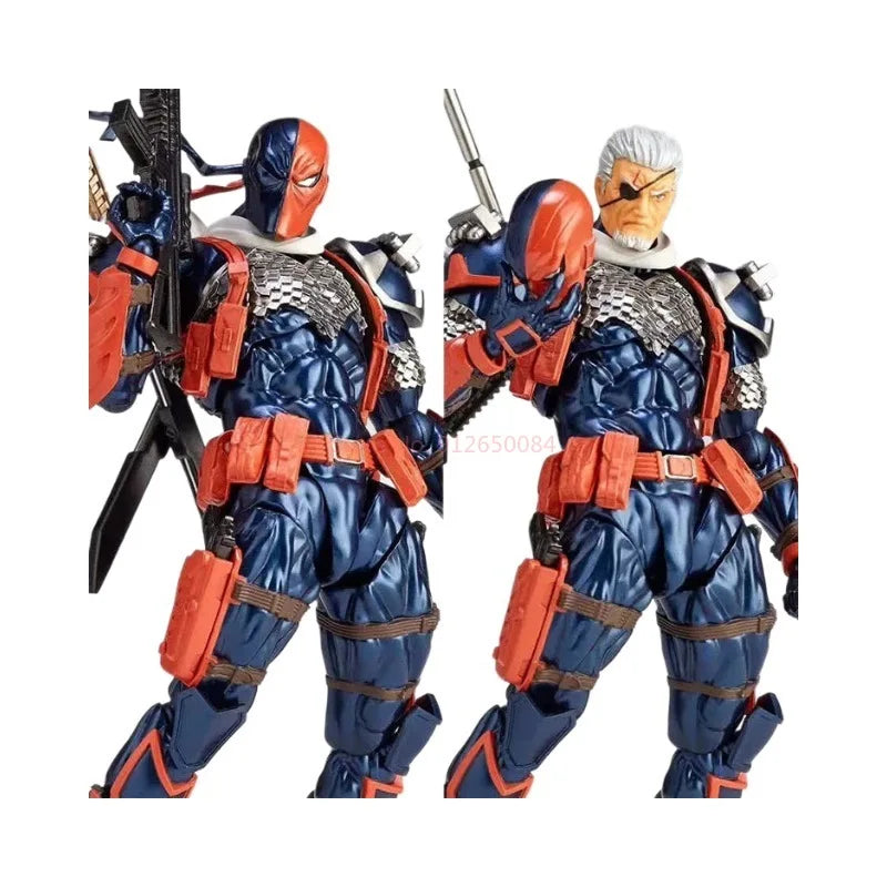 Deathstroke Yamaguchi Style Anime Figure 17cm Joint Mobility Action Figurescollection Model Desktop Decor Gift Toy Custom Gifts