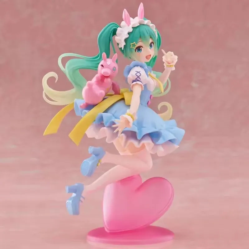 2026 Hot Original Genuine Model Hatsune Miku x Rody 17cm AMP Fairy Tale Figure Anime Figurine Collections Toys Gifts Wholesale