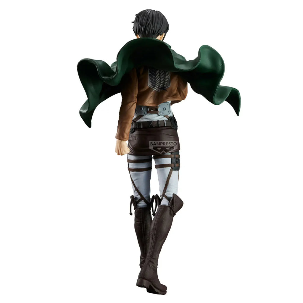 In Stock Original BANDAI BANPRESTO Grandista Attack on Titan Levi Ackerman PVC Anime Action Collections Model Toy Figures