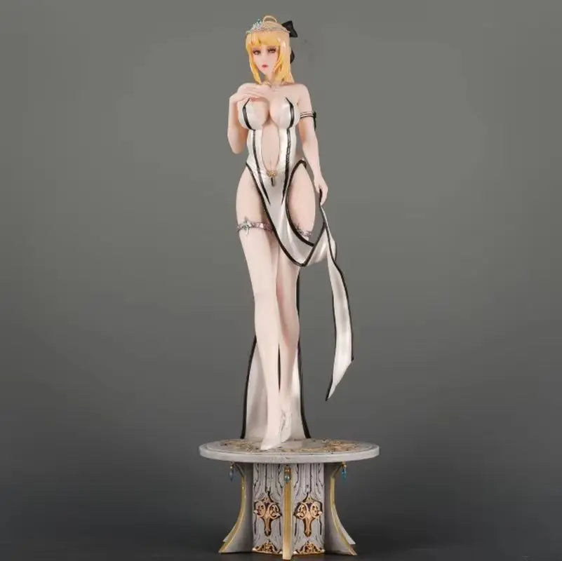 55cm Fate Grand Order Altria Pendragon Full Dress Anime Girl Figure Model Statue Boy Collection Desktop Decoration Ornament Toys