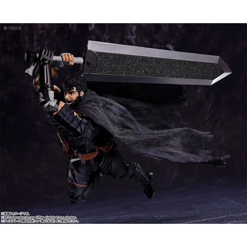 Bandai Genuine S.H.Figuarts Anime Figure Guts 160mm Action Figure Toy for Boys Kids Gift Collectible Model Ornaments