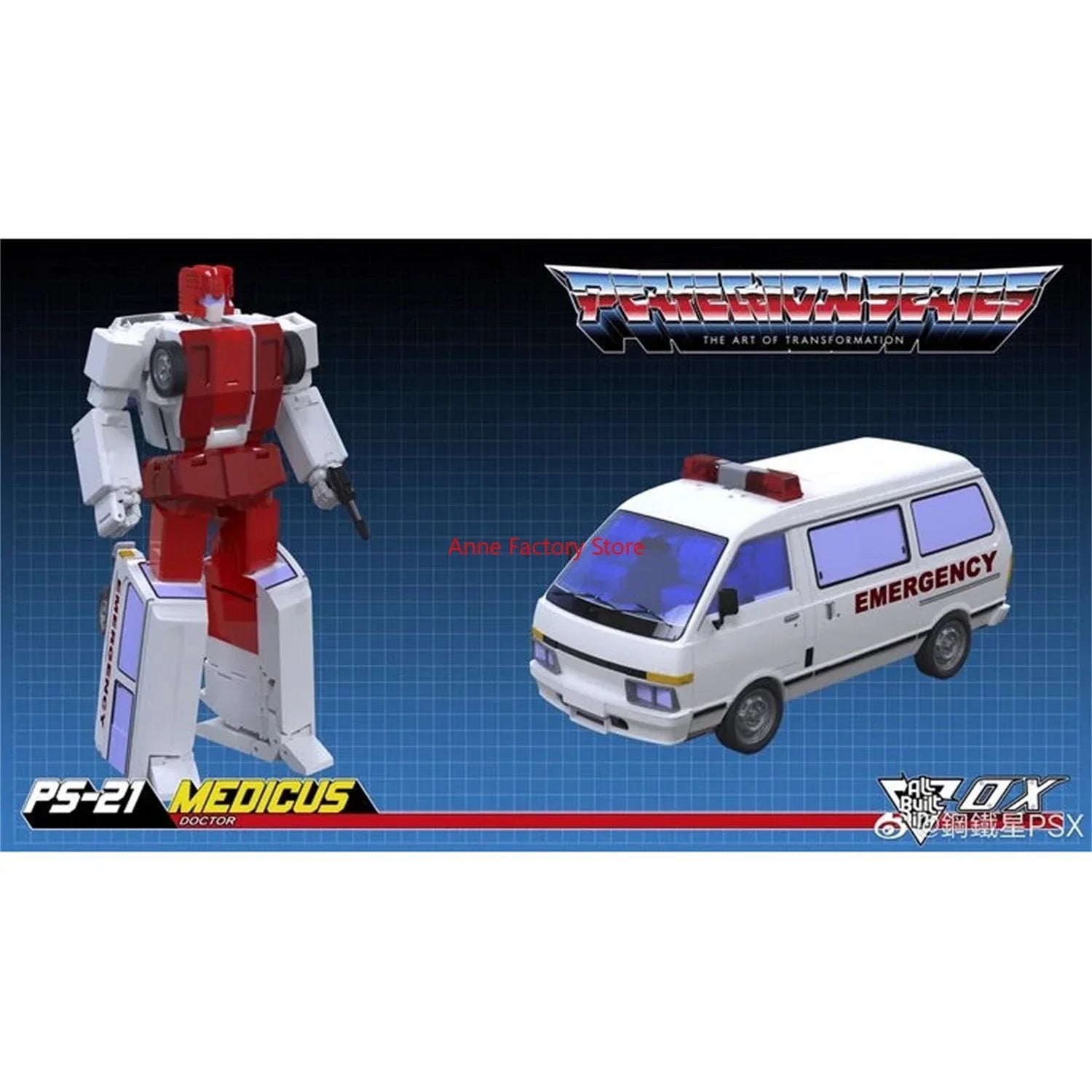 【IN STOCK NOW】Ocular Max OX Defensor PS-21 PS21 Ratchet Medicus Action Figure with Box