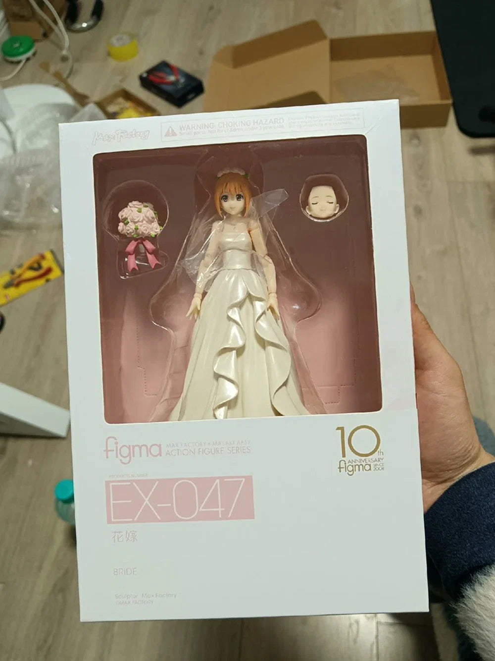 12CM Anime The Quintessential Quintuplets Nakano Yotsuba Figure EX-047 Uesugi Fuutarou Wedding Dress Up Model Toy Action Figure