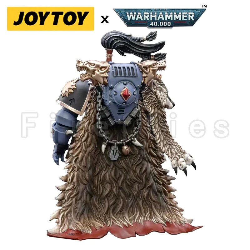 1/18 JOYTOY Action Figure 40K Space Wolves Ragnar Blackmane Re-issue Version Anime Model Toy