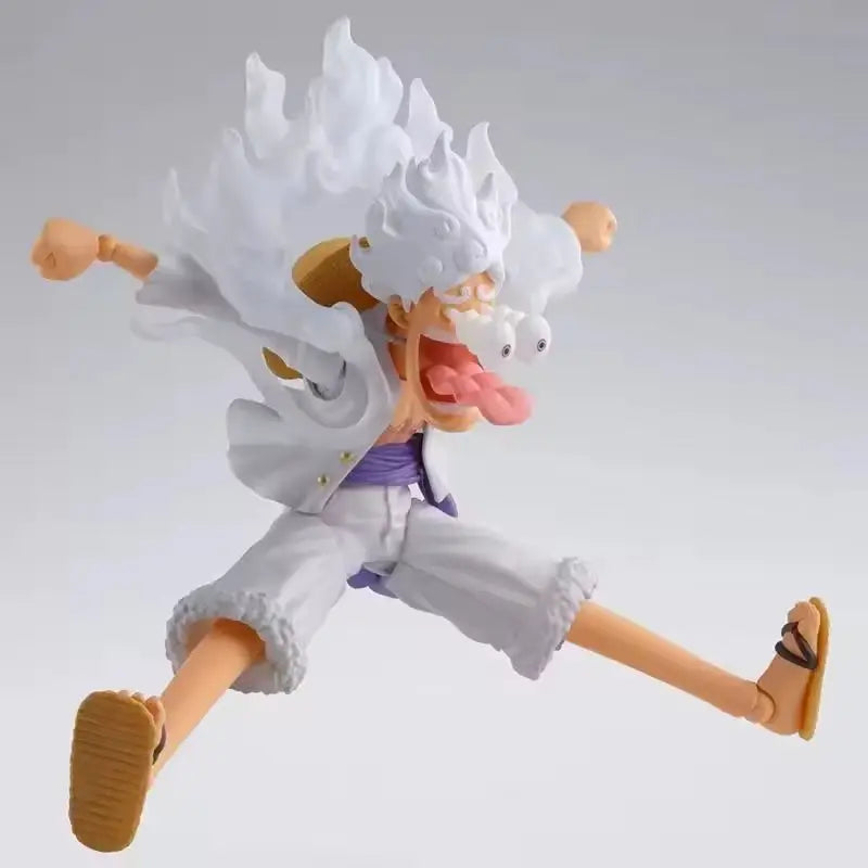 New Shf Monkey D Luffy Gear 5 Nika  Action Figure Anime One Piece Luffy Figure Movable Joints Collection Model Toys Birthday