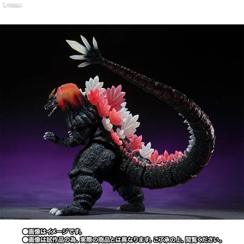 BANDAI Original S.H.MonsterArts Space Godzilla Anime Action Figures Toys for Boys Christma Gift Collectible Model Ornaments
