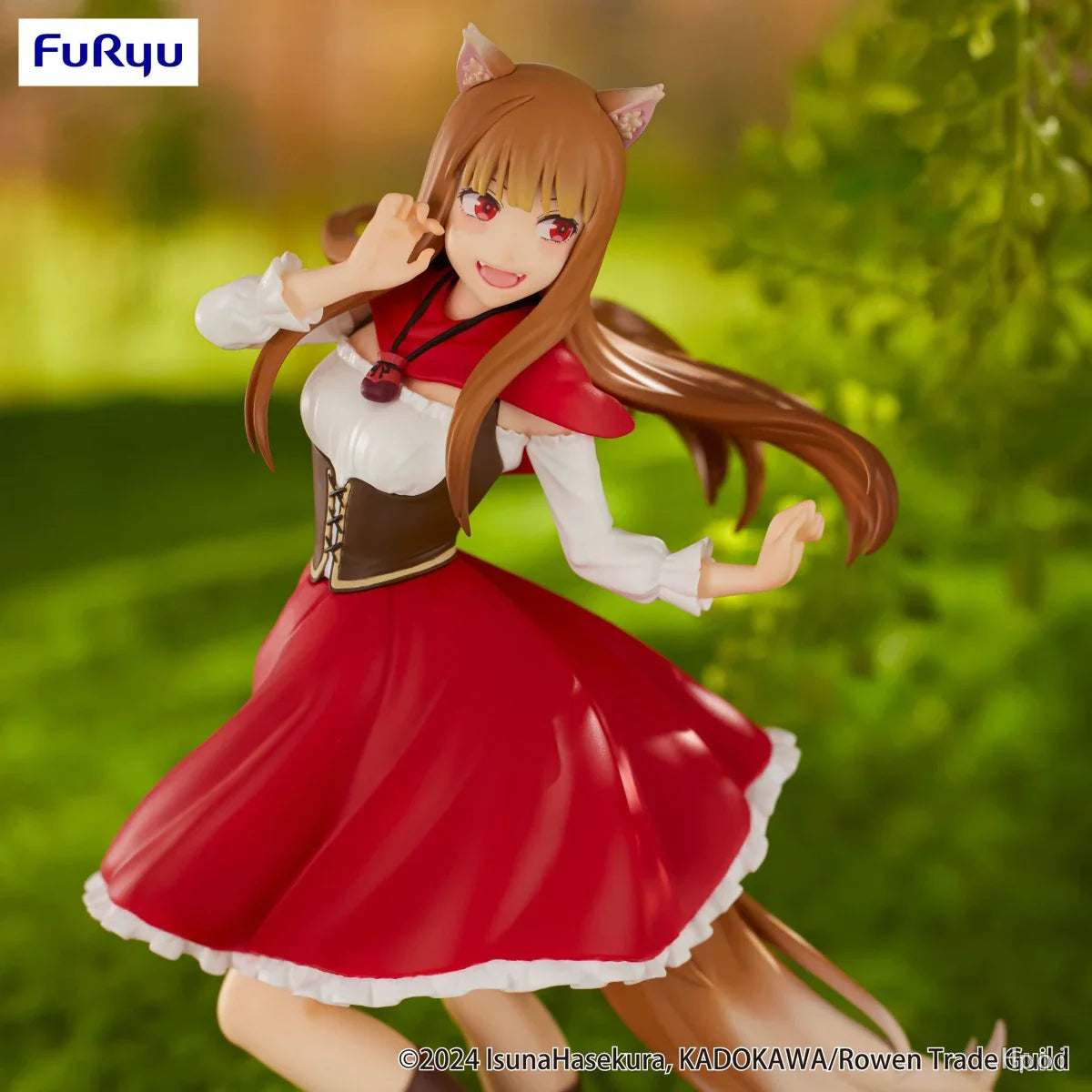 InStock Original FuRyu Prepainted Trio-Try-iT Figure Ookami To Koushinryou: Merchant Meets The Wise Wolf Holo Akazukin Ver.