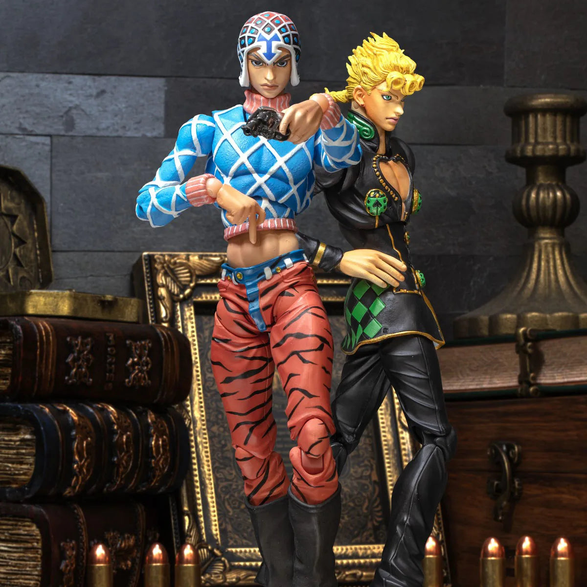 100% Original in Stock Medicos Entertainment Super Action Statue (#34) Jojo No Kimyou Na Bouken Guido Mista Collection Series
