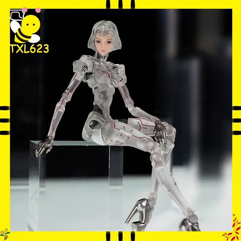 2025 New In Stock Guke Studio AI Agent Femmella C1 Punk Style Transparent Movable Female 1/12 Action Figure Toy Gift