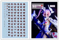 [No Figure] SH STUDIO DC03 DC04 1/12 Female Frame Arms Girl Coral Reef Water Decals Accessories For 6in Action Figure Model