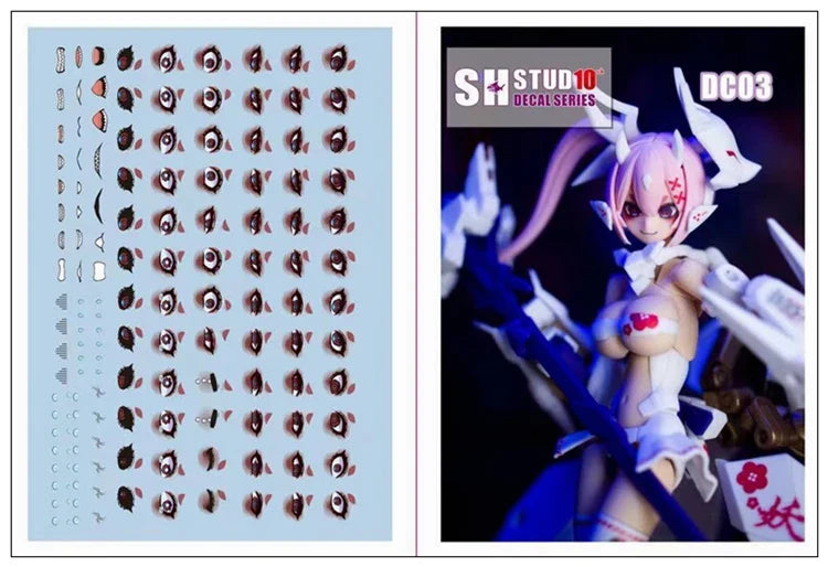 [No Figure] SH STUDIO DC03 DC04 1/12 Female Frame Arms Girl Coral Reef Water Decals Accessories For 6in Action Figure Model