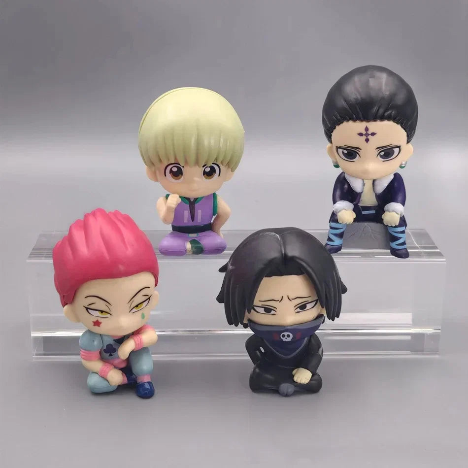 Anime figure Chrollo Lucilfer Gon Freecss Figure Killua Zoldyck Kurapika Figure Hisoka Figure Feitan Mini Model Dolls Toy Gifts