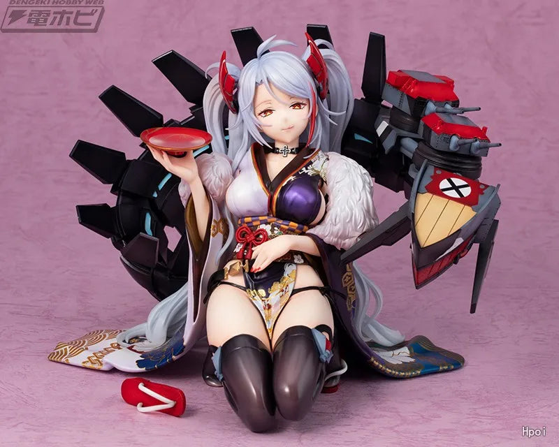 Original in Stock KOTOBUKIYA  Azur Blue Route Prince Eugen Baihualu 1/7 Figures Model Toys Collection Ornaments Gifts