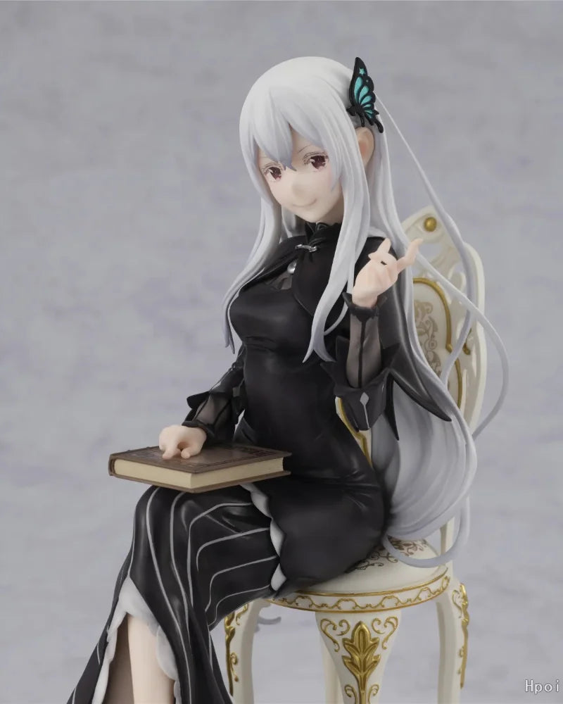 Kadokawa Original:Re:Zero Echidna Tea party style 19.5cm PVC Action Figure Anime Figure Model Toys Figure Collection Doll Gift