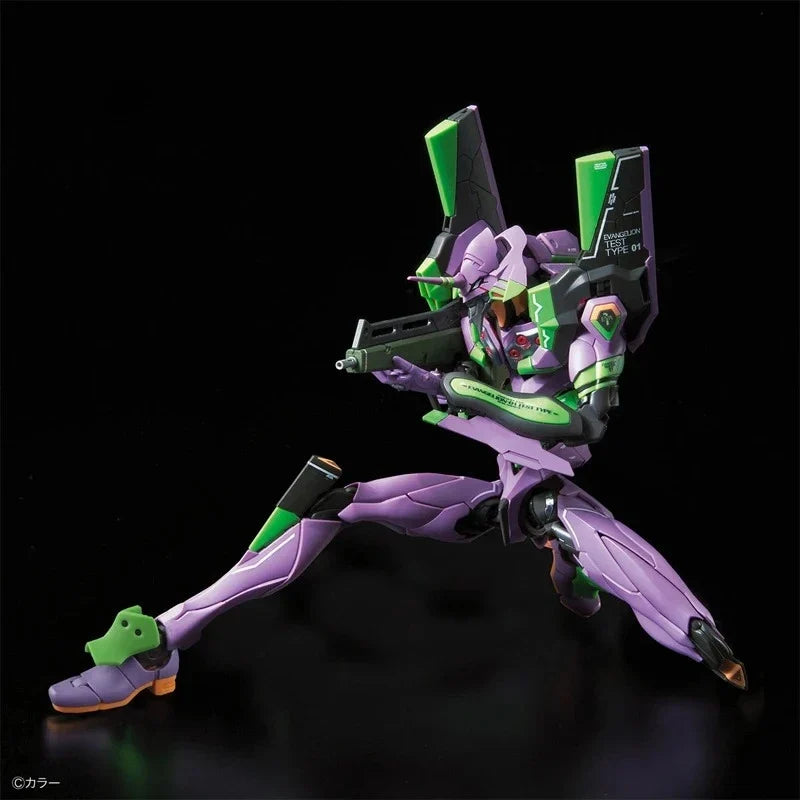 Bandai Original Genuine Figure Evangelion Model Kit RG 1/144 UNIT-01 Collection Action Figures Boys Toys Gifts Toy Gift In Stock