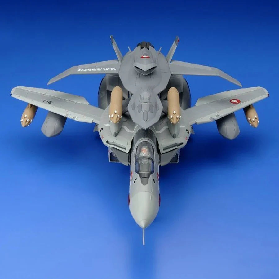 YAMATO MACROSS Zero 1/60 Scale VF-0A Shint Kudo With QF-2200D-B Ghost Booster Action Figure Complete Deformation 36cm Original