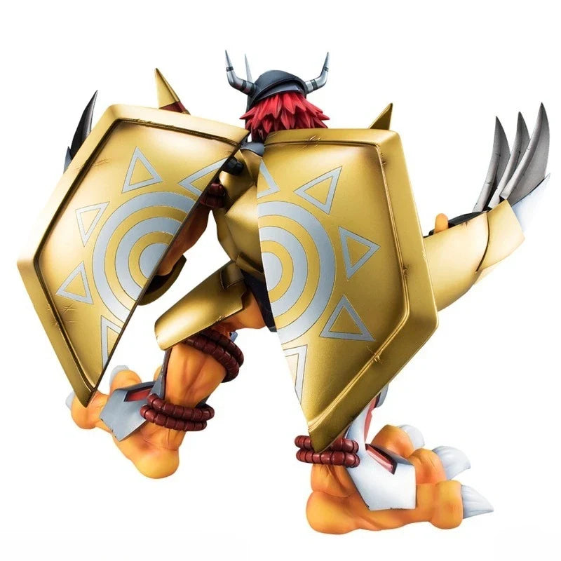 In stock Genuine MegaHouse Digital Monster War Greymon  Yagami Taichi PVC Action Anime Figure Model Toys Figure Doll Gift
