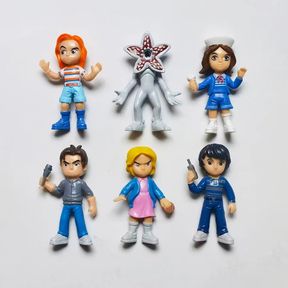 TV Figure Stranger TV Plays Figure Toy Will Byers Eleven Dolls Action Figure Cake Collect Decoration Gift