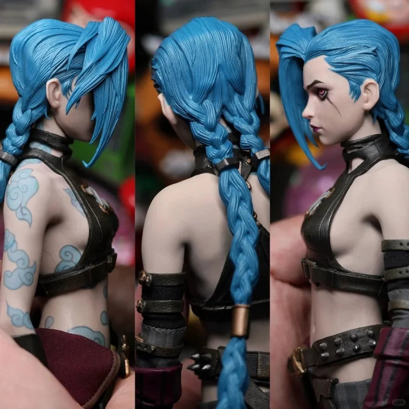 In Stock Original HOTTOYS HT 1/6 TMS137 Arcane: League Of Legends Jinx Action Figures 12inch Collectible Model Toy Birthday Gift