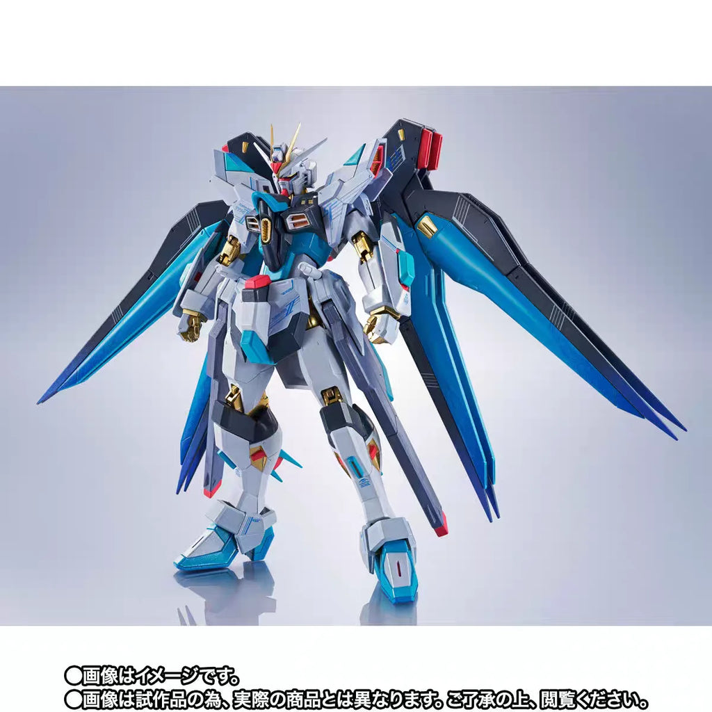 In Stock Original BANDAI METAL ROBOT Spirit Hatsune Miku Gundam Strike Freedom Type-2 Genuine Anime Figure Collectible Model Toy
