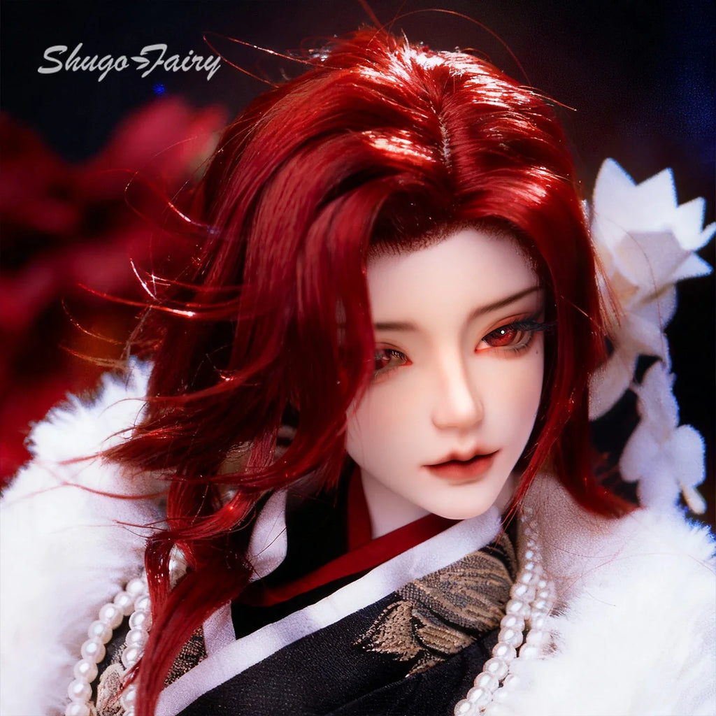 BJD Doll 1/3 Zhihui Fullset B Japanese Kimono Style The Boss Lady Underworld Shuga Fairy Resin Figure with Appliqués