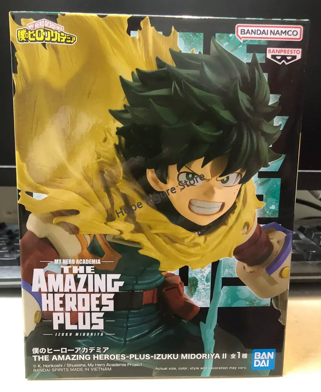 In Stock Original BANPRESTO THE AMAZING HEROES PLUS My Hero Academia Izuku Midoriya Figure Anime Model Genuine Boxed Toy
