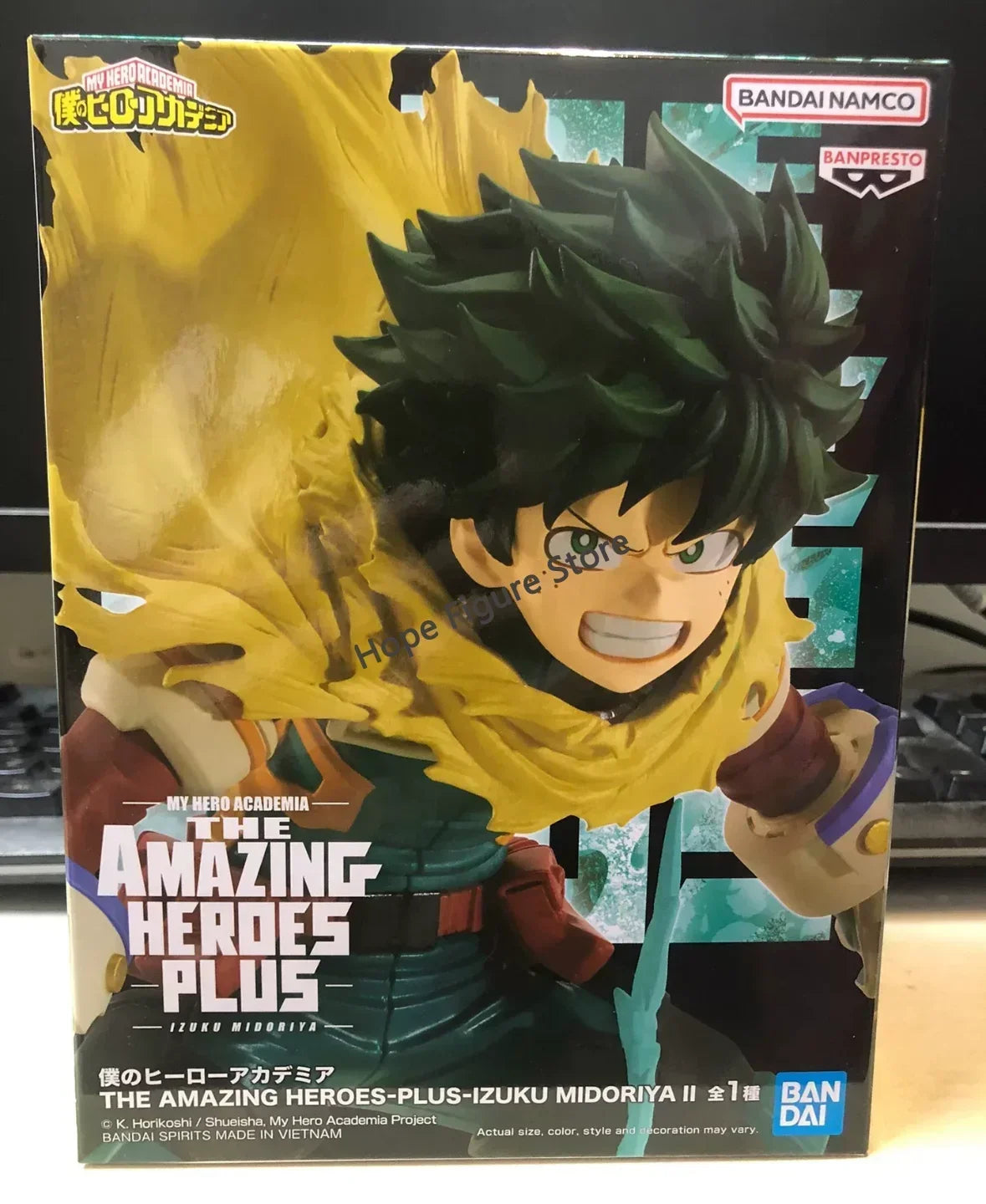 In Stock Original BANPRESTO THE AMAZING HEROES PLUS My Hero Academia Izuku Midoriya Figure Anime Model Genuine Boxed Toy