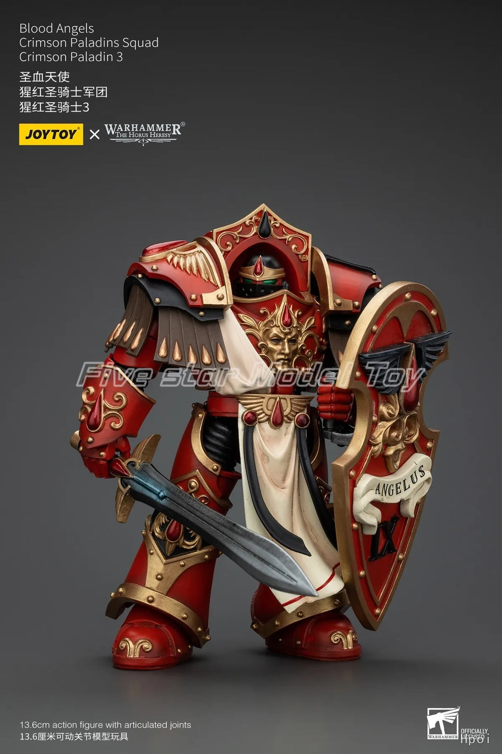 In Stock Original JOYTOY Warhammer40K Blood Angels Crimson Paladins Squad 1/18 Action Figures Anime Models Toys Gifts Collection