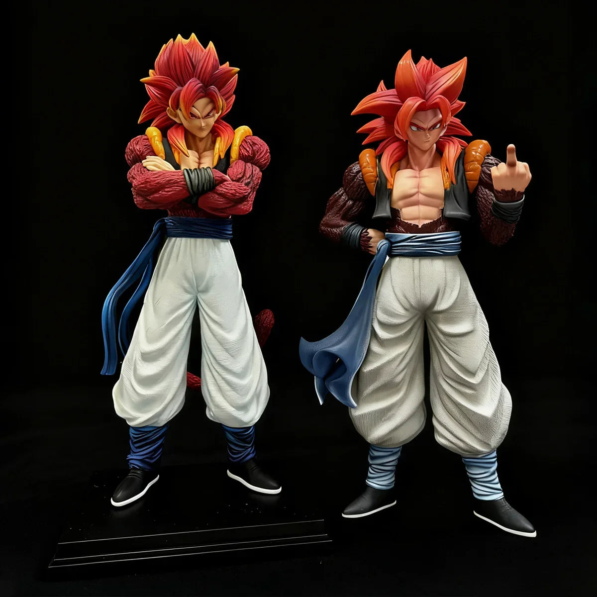 33cm/12.99inch Dragon Ball Ssj4 Gogeta Figure Super Saiyan 4 Gogeta Pvc Action Figures JG Statue Collection Model Toys Gifts