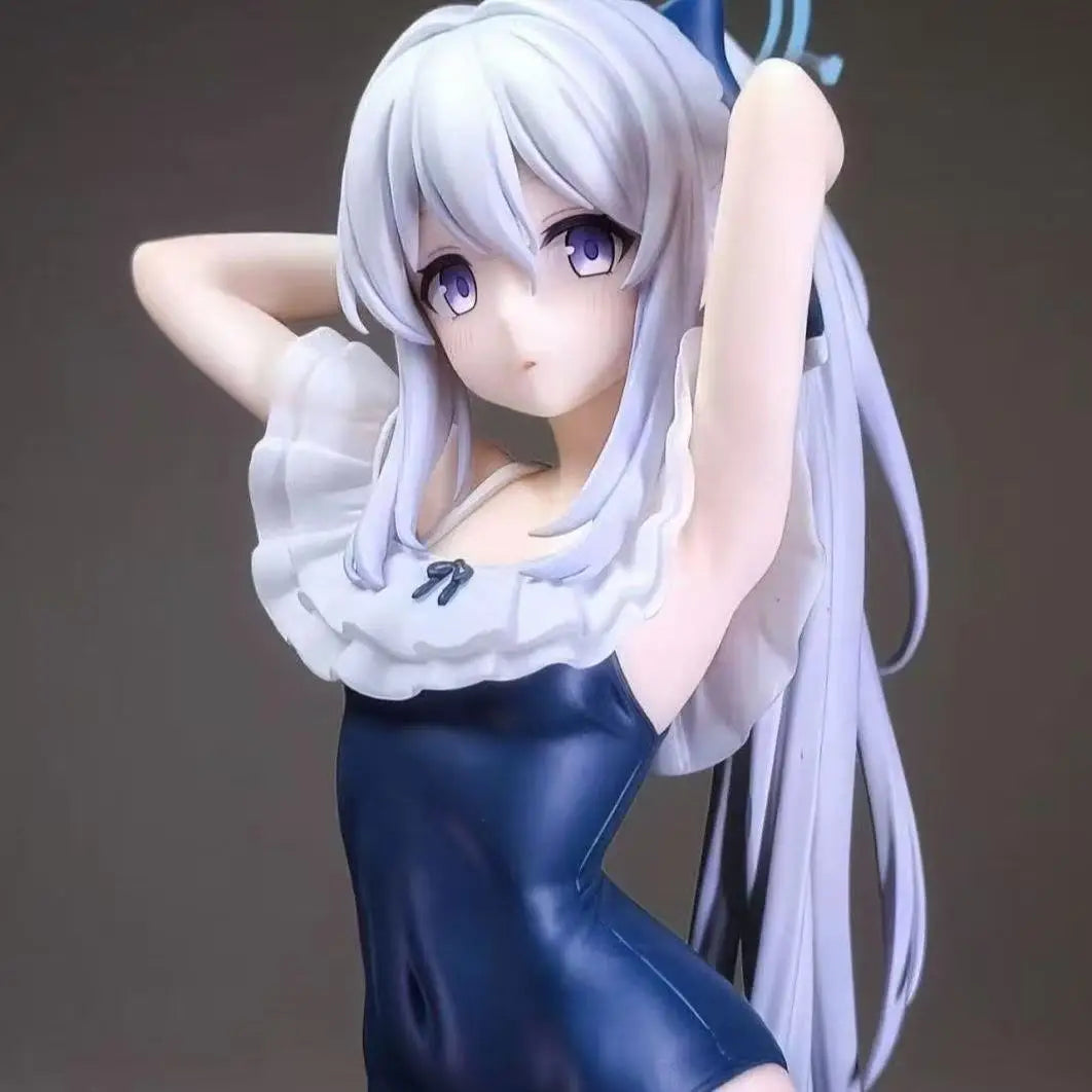 Japanese Hand Figure Yuexue Gongzi Japanese Version Azure File Swimsuit Beautiful Girl Desktop Ornament Anime Hand Figure Model