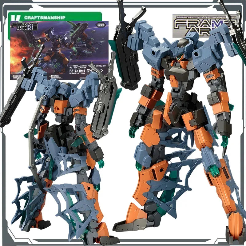 Kotobukiya Original MODEL KIT GUNDAM FRAME ARMS RF - E10/S Syvren 1/100 Anime Figure Assembly Model Toys  Model Gifts for Boys