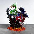 35cm/13.78in Anime Pokemon Figure Groudon Kyogre Rayquaza Action Figures Pvc Collection Model Toys for Childre Gifts