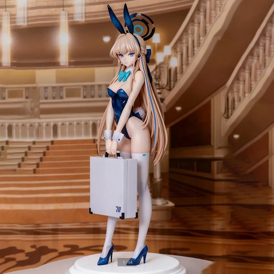 23cm Blue Archive Bunny Girl Anime Action Figure - Collectible Model Statue for Boys Adult Ornament Figurine Gift Idea