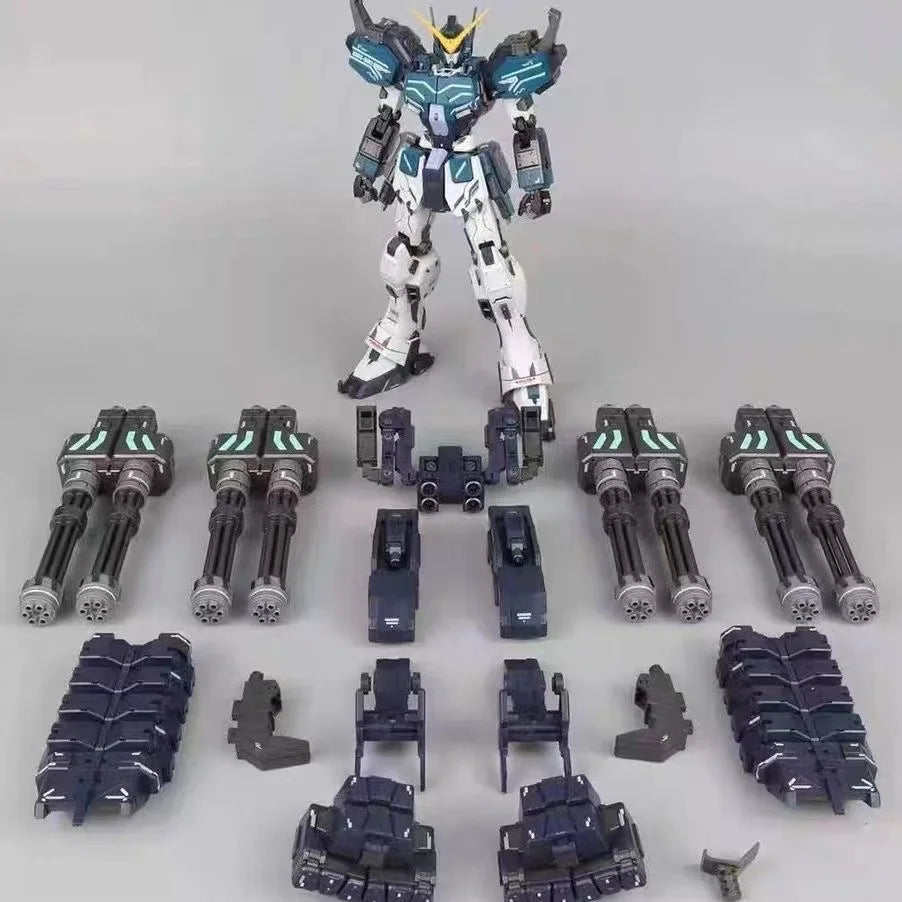 Supernova 1/100 MG Desert Heavy Cannon Hedgehog Set Blue Heavy Cannon Assembly Model Action Figure Toy Collector Birthday Gift