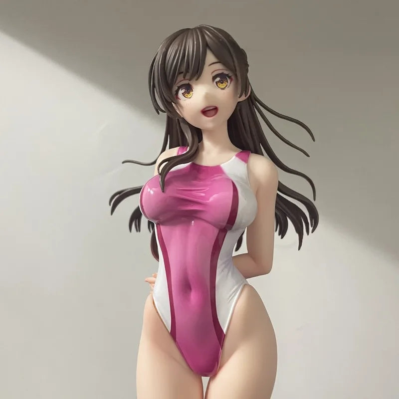 26cm Anime Hobby Japan Figure Kanojo Okarishimasu Mizuhara Ichinose Chizuru Action Figure Toys Collection 1/7 Pvc Gift