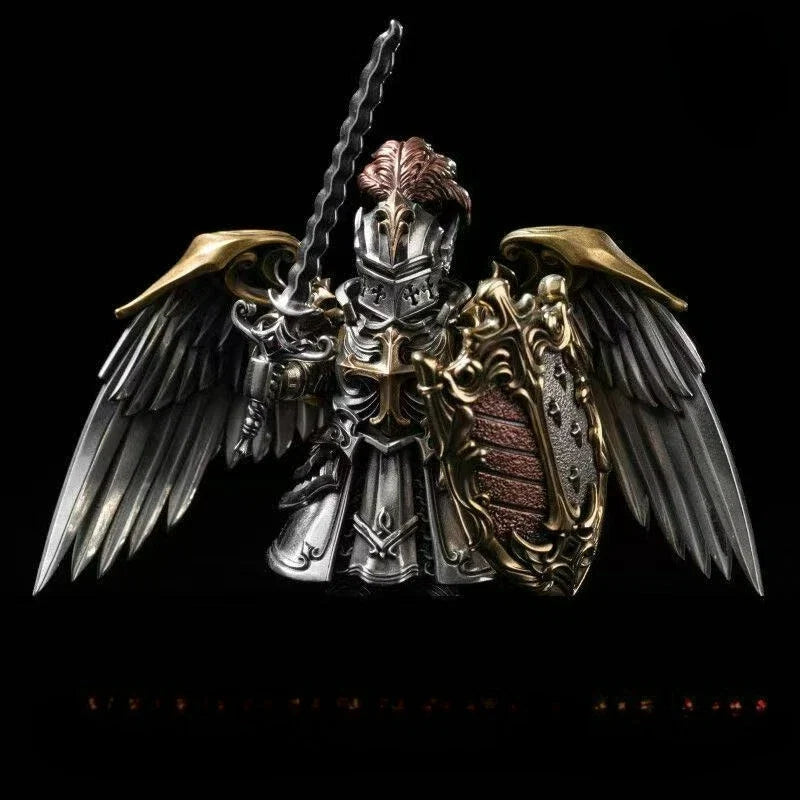 Paladin Magnetic Detachable Metal Figurine Desktop Decoration Copper Pendant Handle Figurine small gifts and souvenirs