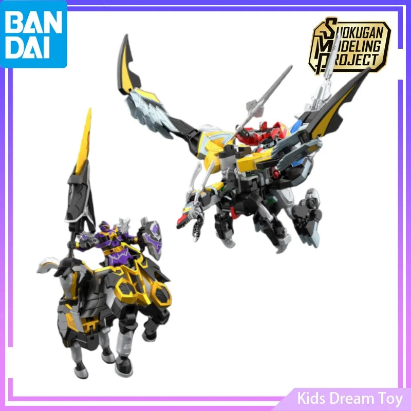 Assembly Bandai in Stock Original SMP Mahou Sentai Magiranger Anime Figures -Magic Wolf Caesar- Action Figures Toys Collectible