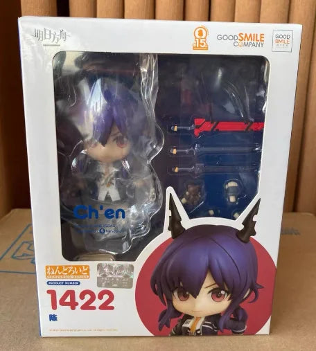 Original in Stock GSC Nendoroid #1422 Arknights Chen Figures Model Toy Gift Collection Ornament